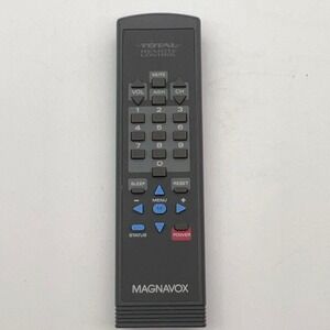 Magnavox Total Remote Control Black‎ TV Replacement Unit 7.25 Inch